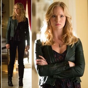 Rachel Roy Paulina Leather Jacket ASO Caroline Forbes Vampire Diaries